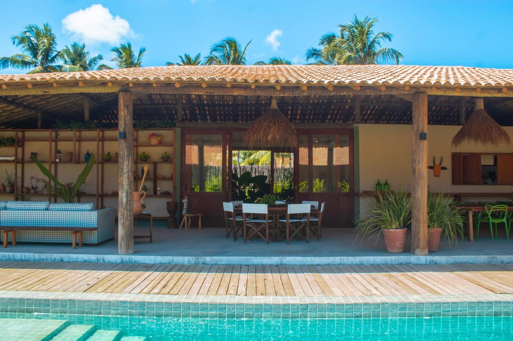 Pousada Rancho Luar ปอร์โต เด เปดราส ภายนอก รูปภาพ